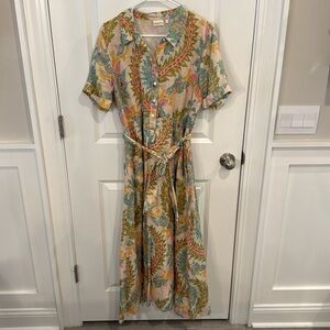 Spartina 449, linen maxi dress